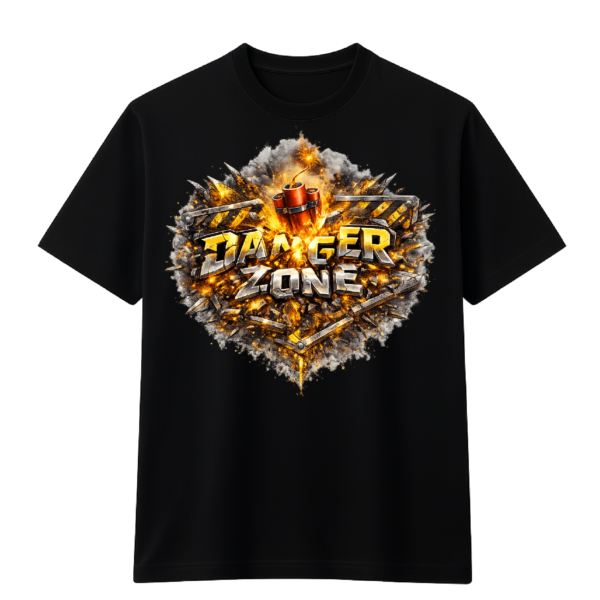 T-shirt Danger zone - modèle #3