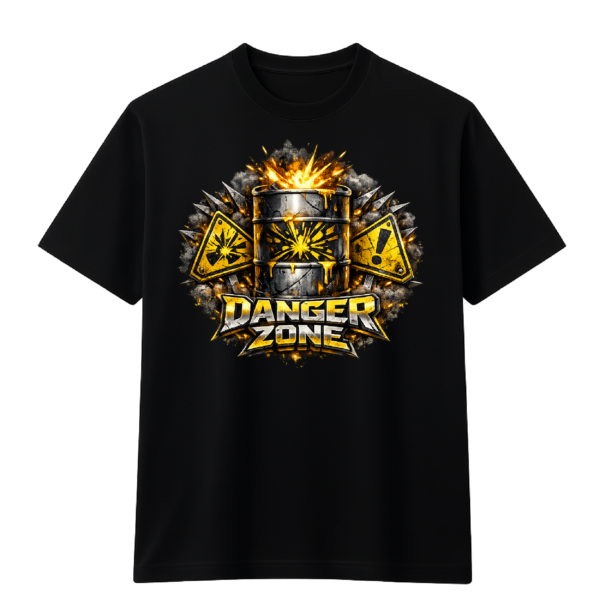 T-shirt Danger zone - modèle #4